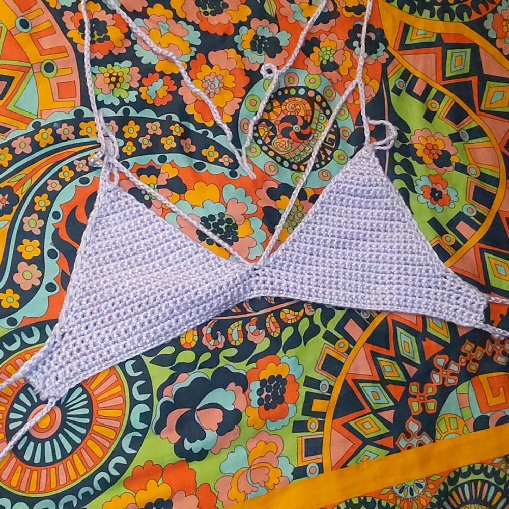 Small handmade crochet top